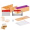 Soap Making Kit with Bamboo Cutting Box, Silicone Mold, Stainless Steel Cutters & 205 Accessories for DIY Handmade Soap Bars